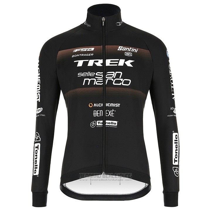 2018 Fahrradbekleidung Trek Selle San Marco Shwarz Trikot Langarm und Tragerhose - zum Schließen ins Bild klicken